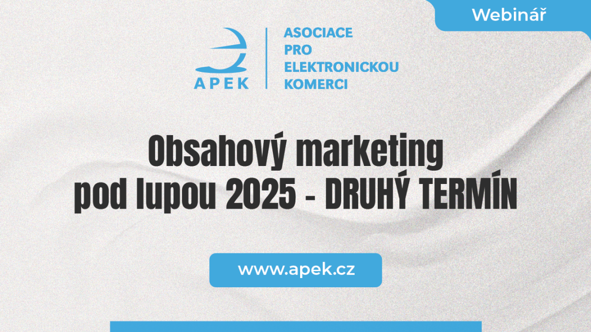 Obsahový marketing pod lupou 2025 - DRUHÝ TERMÍN