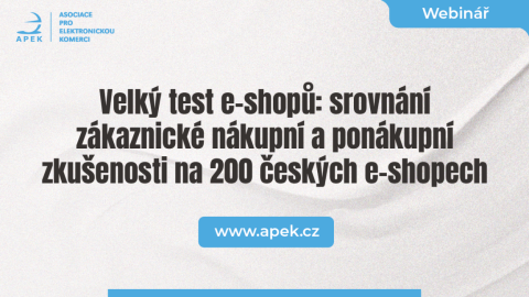 Velký test e-shopů: srovnání zákaznické nákupní a ponákupní zkušenosti na 200 českých e-shopech