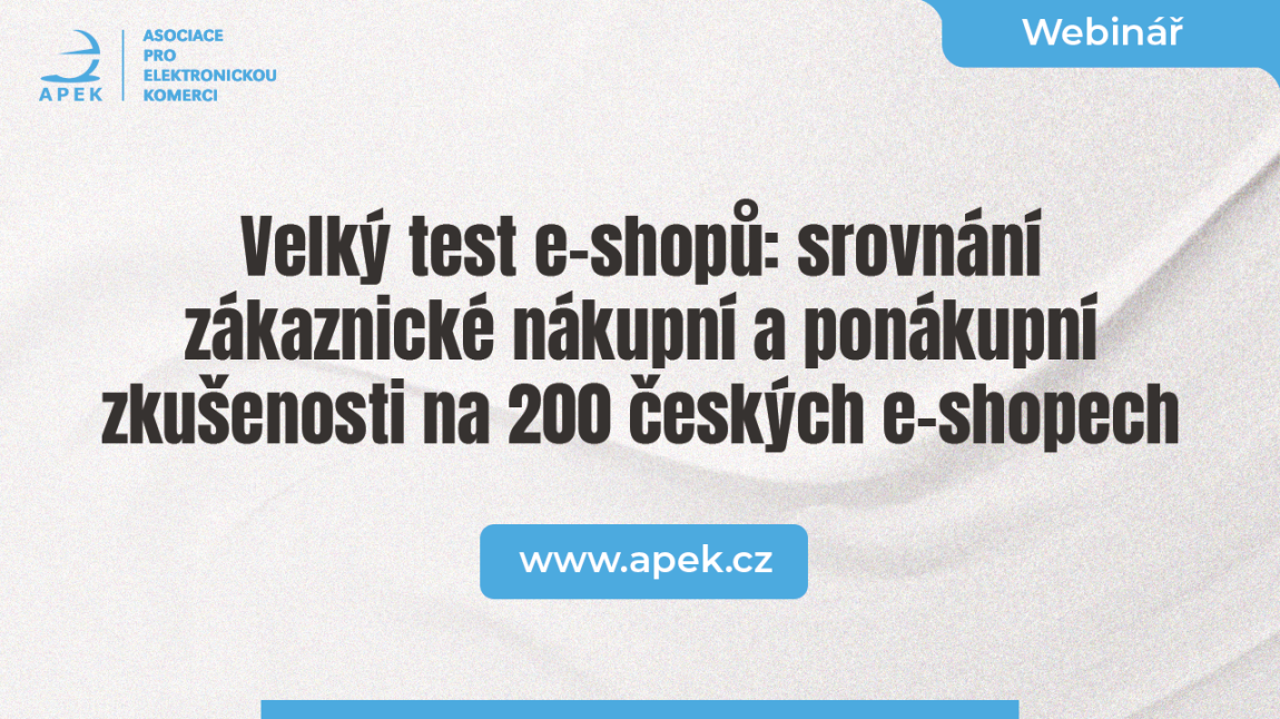 Velký test e-shopů: srovnání zákaznické nákupní a ponákupní zkušenosti na 200 českých e-shopech